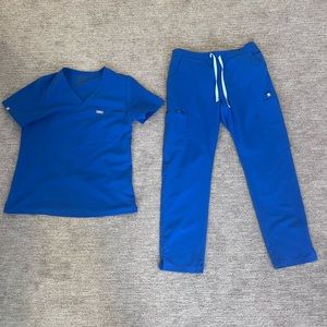 Figs flare pant and scrub top